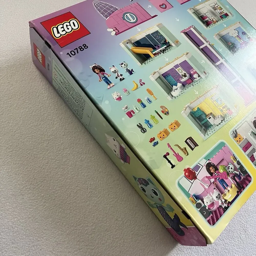 New Sealed Lego Gabby's Dollhouse 10788 Toy Building Set Cakey Pandy Catrat